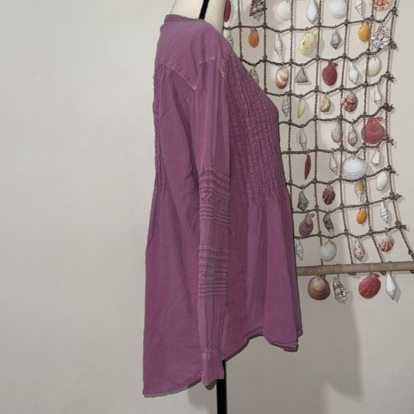Sundance Renee Relaxed Tunic in Light Dusty Purple (Mauve) Sz. Small - Picture 7 of 11